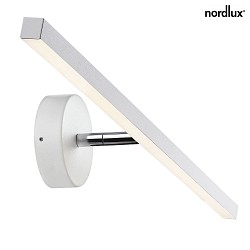 Nordlux LED Badleuchte IP S13-60 LED Spiegelleuchte, 6,5W LED, 2700K, 567lm, IP44, weiß
