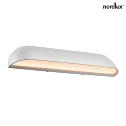 design for the people by Nordlux LED Außenleuchte FRONT 36 LED Wandleuchte, 12W LED, 3000K, 850lm, IP44, weiß