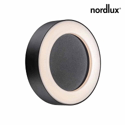 Nordlux LED Outdoor luminaire TETON LED Wall-/Ceiling luminaire, 12W LED, 3000K, 440lm, IP54, black