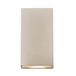 outdoor wall luminaire IP54, sand coloured 