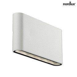 Nordlux LED Auenleuchte KINVER Wandleuchte, 6W LED, 3000K, IP54, wei