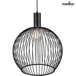 design for the people by Nordlux Pendelleuchte AVER 50, E27, IP20, schwarz