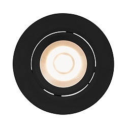 LED Einbaustrahler ROAR, 40�, 7W, 3000K, 550lm, IP23, dimmmbar, schwarz