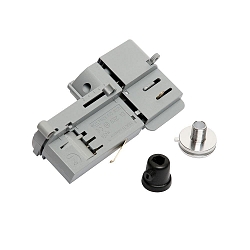 Zubeh�r f�r 3-Phasen Stromschiene GLOBALtrac� PULSE - MULTI Adapter GAC 600, 10A 100N Steckverbindung, DALI steuerbar, Grau