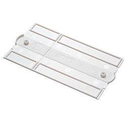 Zubeh�r f�r 3-Phasen Stromschiene GLOBALtrac� PRO (Einbau) - Abdeckplatte XTSF 10 f�r Einspeiser, Wei�