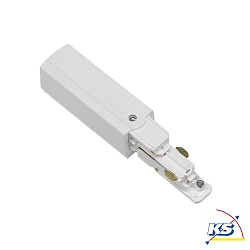 Zubeh�r f�r 3-Phasen Stromschiene GLOBALtrac� PULSE - Einspeisung XTSC 612, DALI steuerbar - Links, Wei�