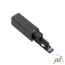 Zubeh�r f�r 3-Phasen Stromschiene GLOBALtrac� PULSE - Einspeisung XTSC 611, DALI steuerbar - Rechts, Schwarz
