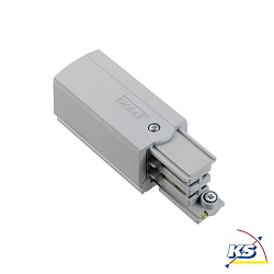 Zubeh�r f�r 3-Phasen Stromschiene GLOBALtrac� PRO - End-Einspeisung XTS 12 - Links, Grau