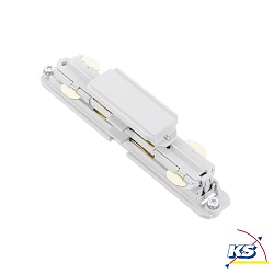 Zubeh�r f�r 3-Phasen Stromschiene GLOBALtrac� PULSE - L�ngsverbinder XTSC 621, DALI steuerbar, Wei�