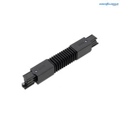 3-phase flex connector GLOBALtrac PULSE - XTSC 623 DALI controllable, adjustable, black