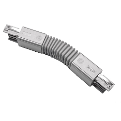 Zubeh�r f�r 3-Phasen Stromschiene GLOBALtrac� PRO - Flexibler Verbinder XTS 23, Grau