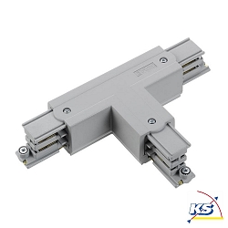 Zubeh�r f�r 3-Phasen Stromschiene GLOBALtrac� PRO - T-Verbinder XTS 39 - Links (Stromf�hrung au�en), Grau