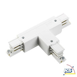 3-phase T-connector GLOBALtrac PRO - XTS 39 left, external current conduction, white