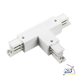 Zubeh�r f�r 3-Phasen Stromschiene GLOBALtrac� PRO - T-Verbinder XTS 39 - Links (Stromf�hrung au�en), Wei�