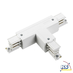 Zubeh�r f�r 3-Phasen Stromschiene GLOBALtrac� PRO - T-Verbinder XTS 40 - Rechts (Stromf�hrung innen), Wei�