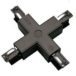 Zubeh�r f�r 3-Phasen Stromschiene GLOBALtrac� PRO - Kreuzverbinder XTS 38, Schwarz
