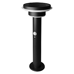 solar floor lamp ENDURA� STYLE SOLAR 40CM POST SENSOR DOUBLE CIRCLE with switch, with sensor, with accumulator IP44