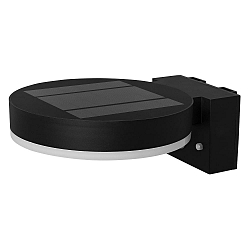 solar wall luminaire ENDURA� STYLE SOLAR WALL SENSOR SINGLE CIRCLE with switch, with sensor, impact resistant
