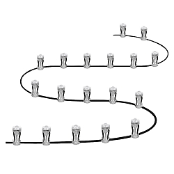 Outdoor LED Boden-Lichtenkette ENDURA GARDEN DOT, 18-flammig, IP65/IP44, 12W 3000K 850lm 33�, inkl. BG