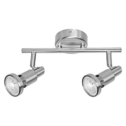 Aufbauleuchte LED SPOT GU10, inkl. 2x GU10 LED 2.6W 2700K