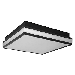 LED Aufbau-Diffusorleuchte SMART+ WIFI ORBIS MAGNET BLACK 300X300MM TW