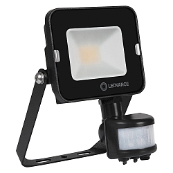 floodlight FLOODLIGHT COMPACT SENSOR 10W 830 SYM 100 BK with sensor IP65, black