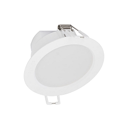 downlight DL IP44 DN 90 4W 830 WT IP44, white