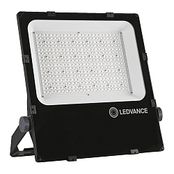 floodlight FL PFM DA SYM 60 290W 3000K BK DALI controllable, symmetrical IP66, black