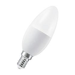 LED Kerzenlampe SMART+ WiFi Candle B40 TW FR, 230V, E14, 4.9W 2700-6500K (Tunable White) 470lm 200�, dimmbar, matt