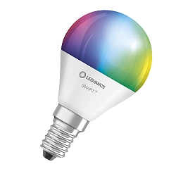 LED Tropfenlampe SMART+ MINI BULB R39 RGBW FR, 230V, E14, 4.9W RGB + 2000-6500K (Tunable White) 470lm 180�, matt