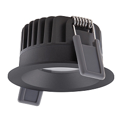 LED Einbau-Downlight SPOT FIX 8W 930 PS DIM IP44 BK