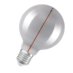LED Filament-Globelampe Vintage 1906� MAGNETIC G95 6, E27, 2.2W 1800K 60lm 320�, schaltbar, Rauchglas klar