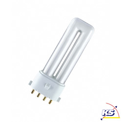 Osram Kompakt-Leuchtstofflampe Dulux S/E 830 2G7 warmweiß, 7W