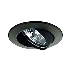 Recessed luminaire PREMIUM LINE, swiveling, GU5,3, 12V, 51mm, black