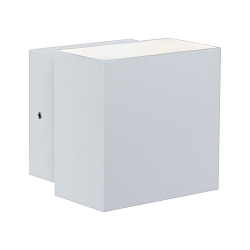 LED Au�enwandleuchte CYBO, IP65, eckig, 10x10cm, 2x 3,5W 2700K 85�, drehbar, wei�