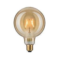 LED Vintage Globe125, E27, 2.5W 1700K, Goldglas klar