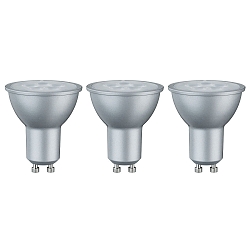 Paulmann LED 3-pack Reflector GU10 2700K 425lm, 6,5W