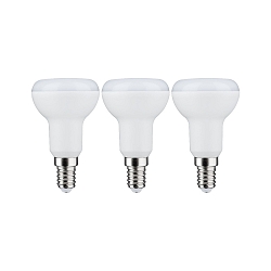 3er-Set LED Reflektorlampe R50, 230V, E14, 5.5W 2700K 450lm 130cd 120�, wei�