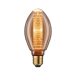 Dekoratives LED Filament B75 INNER GLOW RING, E27, 4W 1800K 200lm, Goldglas