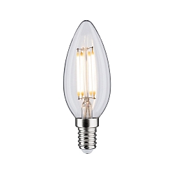 LED Filament Kerzenform C35, 230V, E14, 4.5W 2700K 470lm, klar