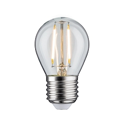 LED Filament Tropfen P45, 230V, E27, 2.6W 2700K 250lm, nicht dimmbar, Glas klar