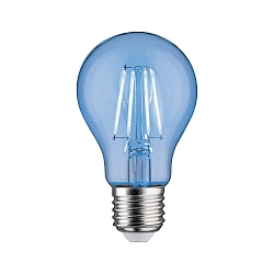 LED Deko-Filament Birne BLAU NonDim, 230V, E27, 2.2W 1000K 40lm, Glas klar