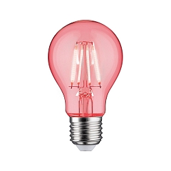 LED Deko-Filament Birne ROT NonDim, 230V, E27, 1.3W 1000K 40lm, Glas klar