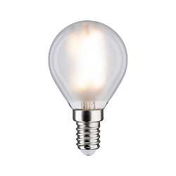 LED Filament Tropfen P45, 230V, E14, 5W 4000K 470lm, dimmbar,  unststoff matt