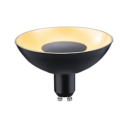 LED Reflektorlampe Edition Special, � 10cm, innenverspiegelt, 230V, GU10, 4.9W 1900K 170lm, 3step dimmbar, Schwarz / Gold