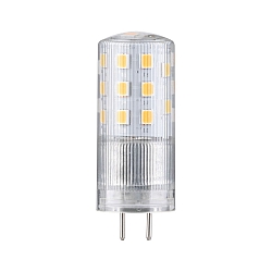 LED Stiftsockellampe STS, 12V,  GY6.35, 4W 2700K 400lm, klar, prismatisch, dimmbar