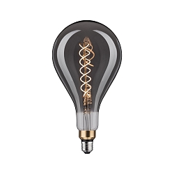 LED Filament BIG DROP, Doppel-Spiral, � 16cm / L 30cm, 230V, E27, 7W 1800K 200lm, dimmbar, Rauchglas