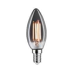 LED Filament Kerzenlampe C35 VINTAGE 1879, 230V, E14, 4W 1800K 145lm, dimmbar, Rauchglas