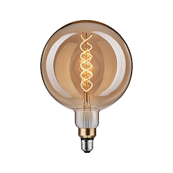LED Filament BIG GLOBE, Doppel-Spiral, � 20cm, 230V, E27, 7W 1800K 400lm, dimmbar, Gold