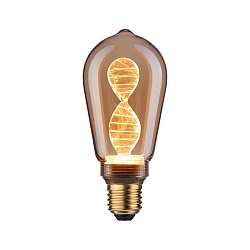 LED Lampe ST64 INNER GLOW HELIX E27, 3,5W, 1800K, 180lm, gold